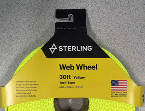 Sterling Rope Issues Technical Notice Concerning 30-Foot Web Wheels