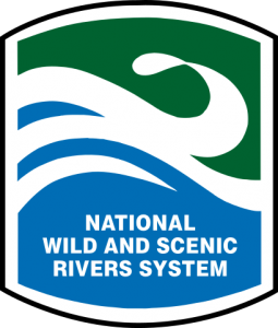 National Wild And Scenic Rivers System Logo | By U.S. Government - Converted from EPS version on the <a rel="nofollow" class="external text" href="http://www.rivers.gov/publications.html#logo">rivers.gov logo page</a> (direct ZIP URL <a rel="nofollow" class="external autonumber" href="http://www.rivers.gov/publications/wsr-logo-eps.zip">[1]</a>)., Public Domain, <a href="https://commons.wikimedia.org/w/index.php?curid=10314768">Link</a>