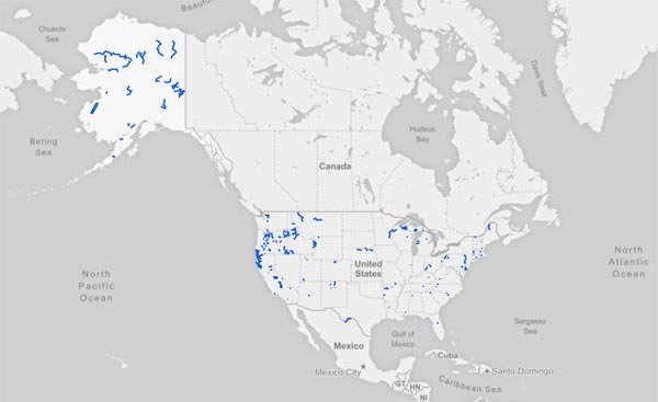Wild & Scenic Rivers In US | Screenshot From Rivers.gov
