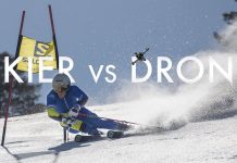 Salomon TV Presents Skier vs. Drone
