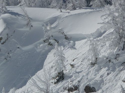 Snowmobiler Dies In Avalanche Near Castlegar, British Columbia (Updated) Avalanche Crown