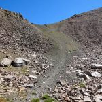 steep approach to saddle http://mountainjourney.com