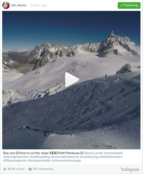 Skier Triggers Huge Avalanche On Mont Blanc Massif With A Ski Cut