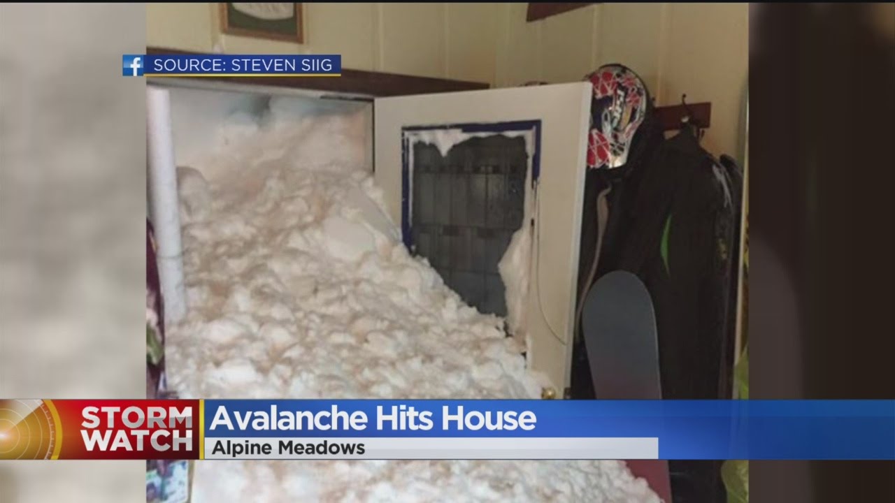 Avalanche Triggered By Ski Patrol Hits House In Alpine Meadows