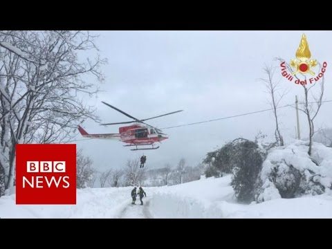 Italian Hotel Destroyed by Avalanche | Up To 30 People Missing