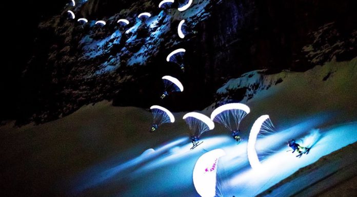 Red Bull Presents Moonline: Speed Riding At Night In Chamonix