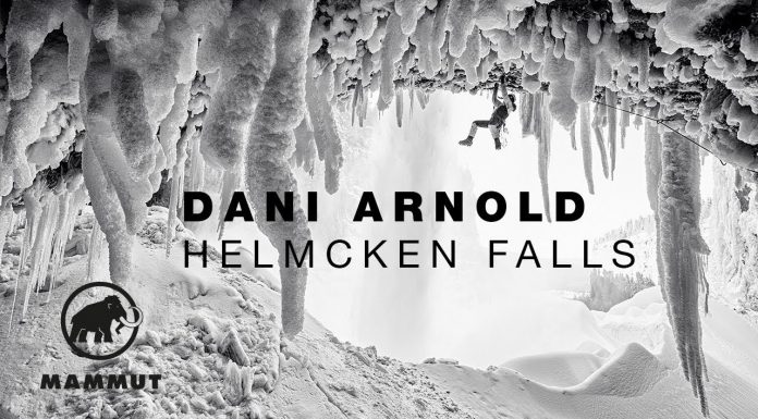 Mammut Presents Dani Arnold Climbs New Ice Route In Helmcken Falls, Canada